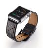 Apple Watch rally bőróraszíj /fekete/ 38/40/41 mm