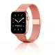 Apple Watch csatos milánói fém óraszíj /pink-arany/ 44/45/46/49 mm