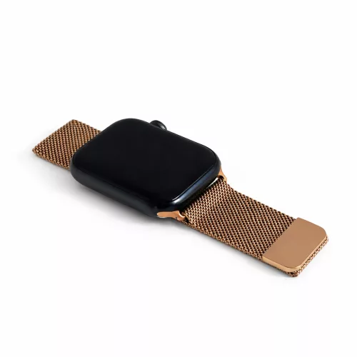 Apple Watch csatos milánói fém óraszíj /rosegold/ 44/45/46/49 mm