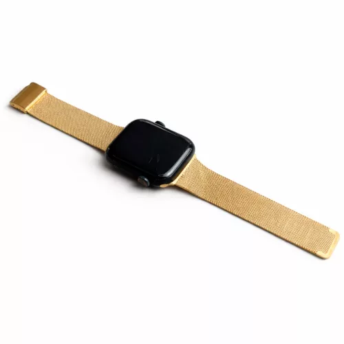 Apple Watch csatos milánói fém óraszíj /rosegold/ 44/45/46/49 mm