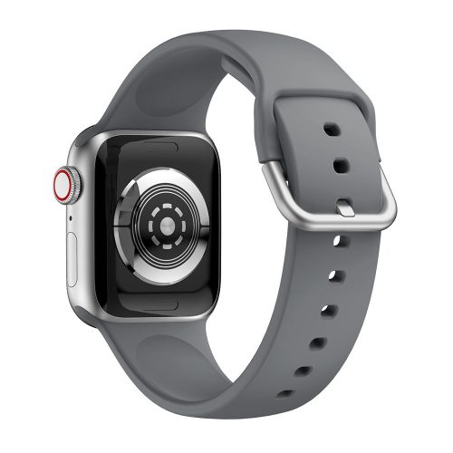 Apple Watch csatos szilikon óraszíj /szürke/ 42/44/45/49 mm
