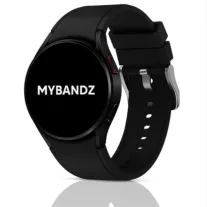   MYBANDZ Szilikon óraszíj Galaxy Watch 4-5-6-7/fekete-rés nélkül/ 20mm