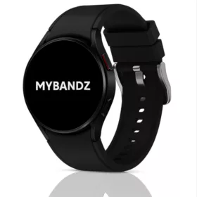   MYBANDZ Szilikon óraszíj Galaxy Watch 4-5-6-7/fekete-rés nélkül/ 20mm