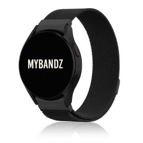   MYBANDZ Milánói mágneses fém óraszíj /fekete-rés nélkül/ 20mm