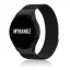 MYBANDZ Milánói mágneses fém óraszíj /fekete-rés nélkül/ 20mm