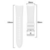 MYBANDZ Szilikon óraszíj Galaxy Watch 4-5-6/fehér-rés nélkül/ 20mm