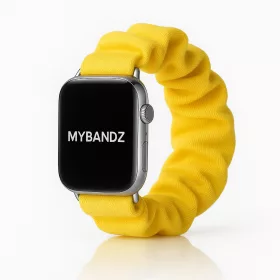 Apple Watch  scrunchie óraszíj-sárga 40/41 és 42 mm