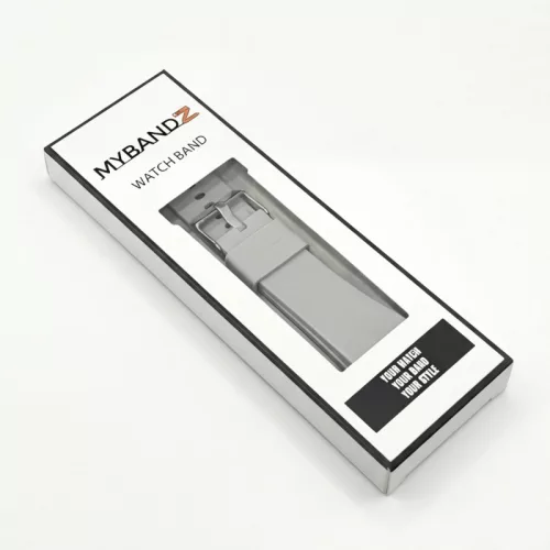 MYBANDZ Szilikon óraszíj Galaxy Watch 4-5-6-7/szürke-rés-nélüli/ 20mm