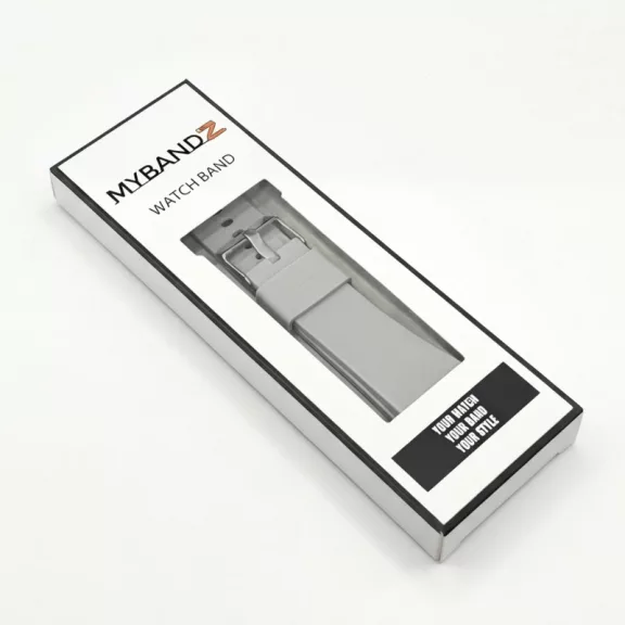 MYBANDZ Szilikon óraszíj Galaxy Watch 4-5-6-7/szürke-rés-nélüli/ 20mm