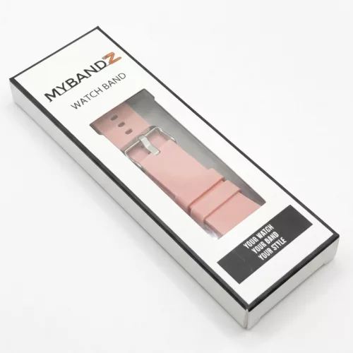 MYBANDZ Szilikon óraszíj Galaxy Watch 4-5-6-7/rózsaszín-rés nélkül/ 20mm