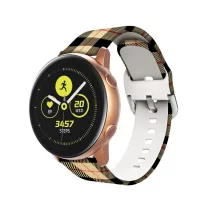   MYBANDZ Szilikon óraszíj ezüst csattal (skótmintás) / 20mm