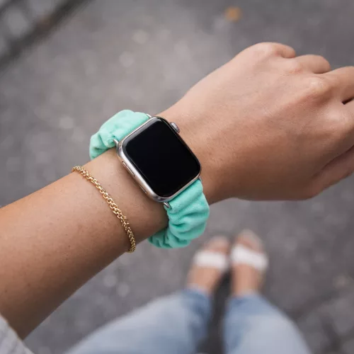 Apple Watch  scrunchie óraszíj-babakék 40/41 és 42 mm