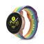 MYBANDZ Szilikon óraszíj ezüst csattal (szivárvány) / 20mm