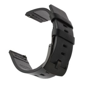 MYBANDZ Olasz prémium bőróraszíj / fekete / 18mm