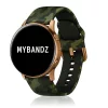 MYBANDZ Szilikon óraszíj rosegold csattal (álca zöld) / 22mm
