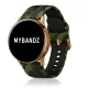 MYBANDZ Szilikon óraszíj rosegold csattal (álca zöld) / 22mm