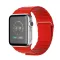 Apple Watch mágneses bőróraszíj /piros/ 44/45/46/49 mm