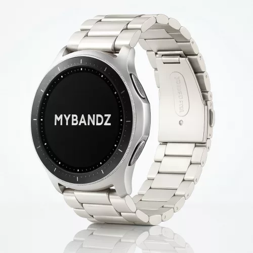 MYBANDZ Klasszikus fém óraszíj /törtezüst/ 22mm