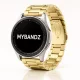 MYBANDZ Klasszikus fém óraszíj /arany// 22mm