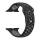 Apple Watch lélegző szilikon óraszíj /fekete-szürke/ 40/41 és 42mm
