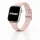 Apple Watch slim vékony bőróraszíj /púder/ - ezüst csattal 44/45/46/49 mm