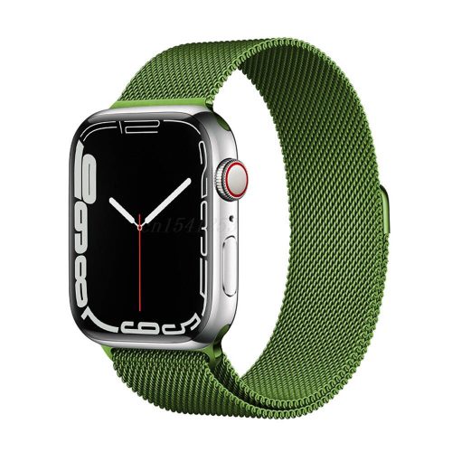 Apple Watch milánói fém óraszíj /zöld/ 42/44/45/49 mm