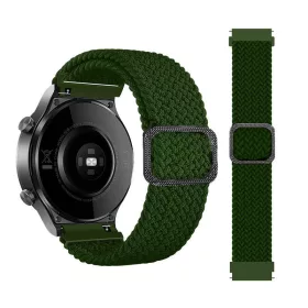   MYBANDZ Állítható elasztikus szövet óraszíj /zöld/ 20mm
