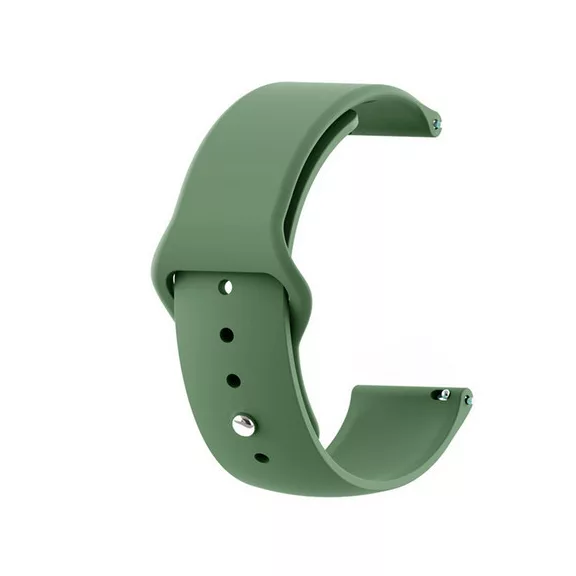 MYBANDZ Szilikon óraszíj gömb csattal /zöld/ 20mm