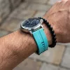 MYBANDZ Sportos szilikon óraszíj - /türkiz/ 22mm