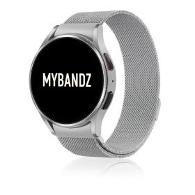   MYBANDZ Milánói mágneses fém óraszíj /ezüst-rés nélkül/ 20mm