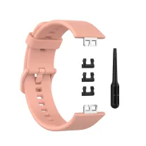   MYBANDZ Szilikon óraszíj fém csattal /púder/-Huawei Watch Fit 1