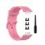 MYBANDZ Szilikon óraszíj fém csattal /pink/-Huawei Watch Fit 1