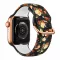 Apple Watch csatos szilikon óraszíj /virágmintás/ 44/45/46/49 mm