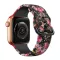 Apple Watch csatos szilikon óraszíj /black rose/ 44/45/46/49 mm