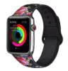 Apple Watch csatos szilikon óraszíj /black rose/ 44/45/46/49 mm