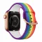 Apple Watch csatos szilikon óraszíj /rainbow/ 44/45/46/49 mm