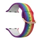 Apple Watch csatos szilikon óraszíj /rainbow/ 44/45/46/49 mm