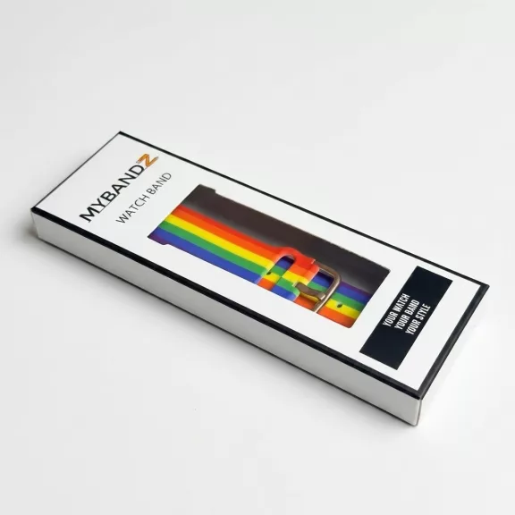 Apple Watch csatos szilikon óraszíj /rainbow/ 44/45/46/49 mm