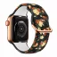 Apple Watch csatos szilikon óraszíj /virágmintás/ 40/41 és 42mm