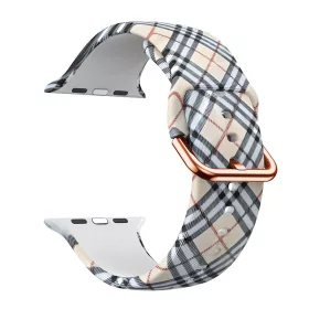   Apple Watch csatos szilikon óraszíj /rácsos/ 40/41 és 42mm