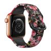 Apple Watch csatos szilikon óraszíj /black rose/ 38/40/41 mm