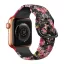 Apple Watch csatos szilikon óraszíj /black rose/ 40/41 és 42mm