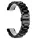 MYBANDZ Klasszikus fa óraszíj / fekete / 22mm