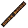 MYBANDZ Klasszikus fa óraszíj / fekete-barna / 22mm