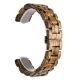 MYBANDZ Klasszikus fa óraszíj / világosbarna / 22mm