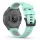 MYBANDZ Sportos két színű szilikon óraszíj - menta (20MM Quick Fit)