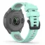 MYBANDZ Sportos két színű szilikon óraszíj - menta (Garmin 20mm Quick Fit)