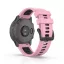 MYBANDZ Sportos két színű szilikon óraszíj - pink (Garmin 20mm Quick Fit)