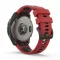 MYBANDZ Sportos két színű szilikon óraszíj - piros (Garmin 20mm Quick Fit)