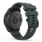 MYBANDZ Sportos két színű szilikon óraszíj - sötétzöld (Garmin 26mm QuickFit )
